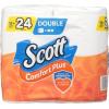 imageScott ComfortPlus Toilet Paper 12 Double Rolls 231 Sheets per Roll SepticSafe 1Ply Toilet Tissue231 Sheets Pack of 48