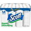 imageScott RapidDissolving Toilet Paper 12 Double Rolls Sustainable SepticSafe Toilet Paper231 sheet Pack of 48