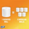 imageScott ComfortPlus Toilet Paper with Soft Lavender Scented Tube 12 Mega Rolls 310 Sheets per Roll SepticSafe 1Ply Toilet Tissue