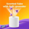 imageScott ComfortPlus Toilet Paper with Soft Lavender Scented Tube 12 Mega Rolls 310 Sheets per Roll SepticSafe 1Ply Toilet Tissue