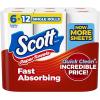 imageScott Paper Towels ChooseASheet 30 Double Rolls  60 Regular Rolls 108 Sheets Per RollWhite